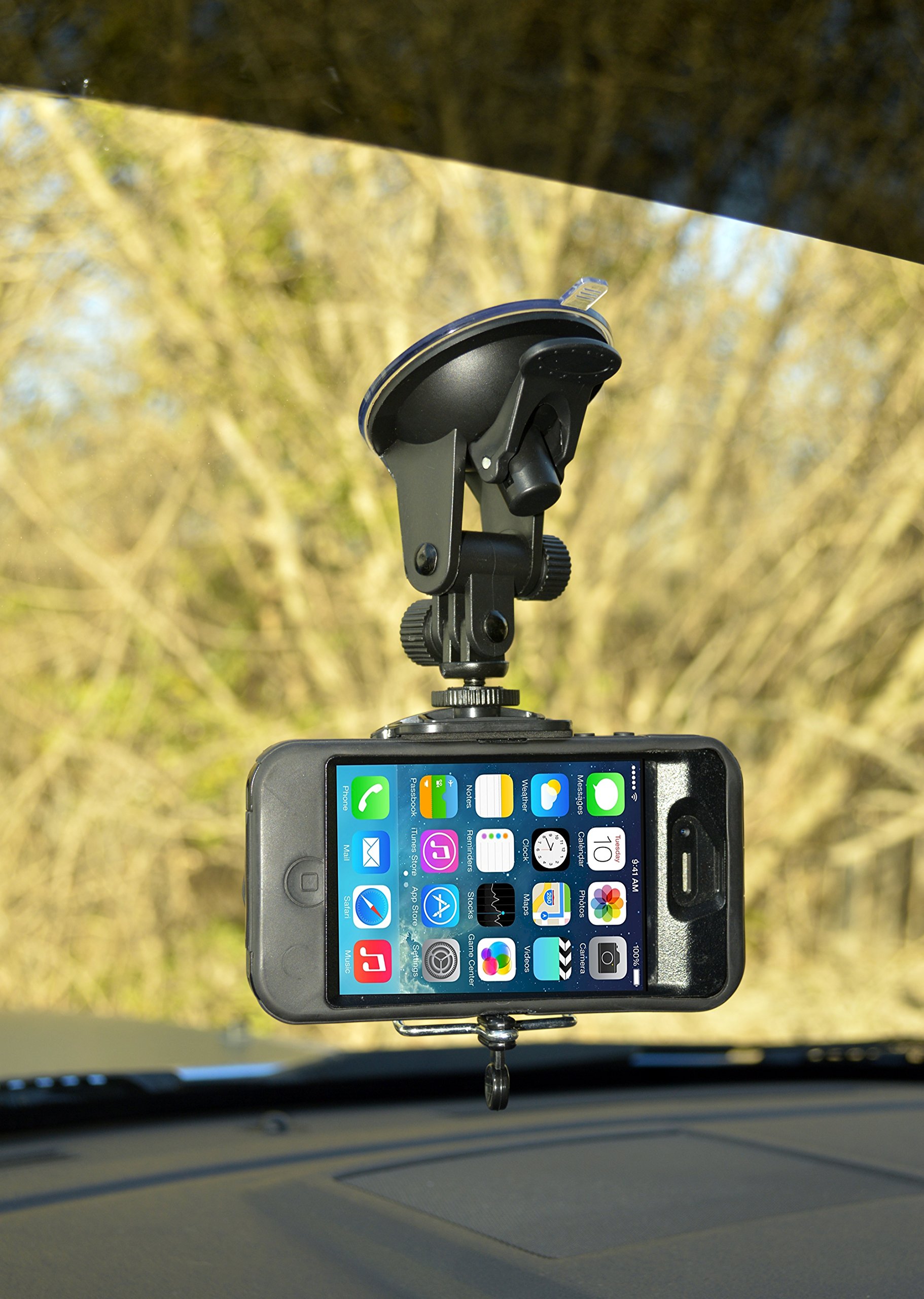 DaVoice DaVoice Car Phone Mount: Universal Windshield Holder for iPhone & Samsung Galaxy - Secure & Versatile! - View 2 of 8