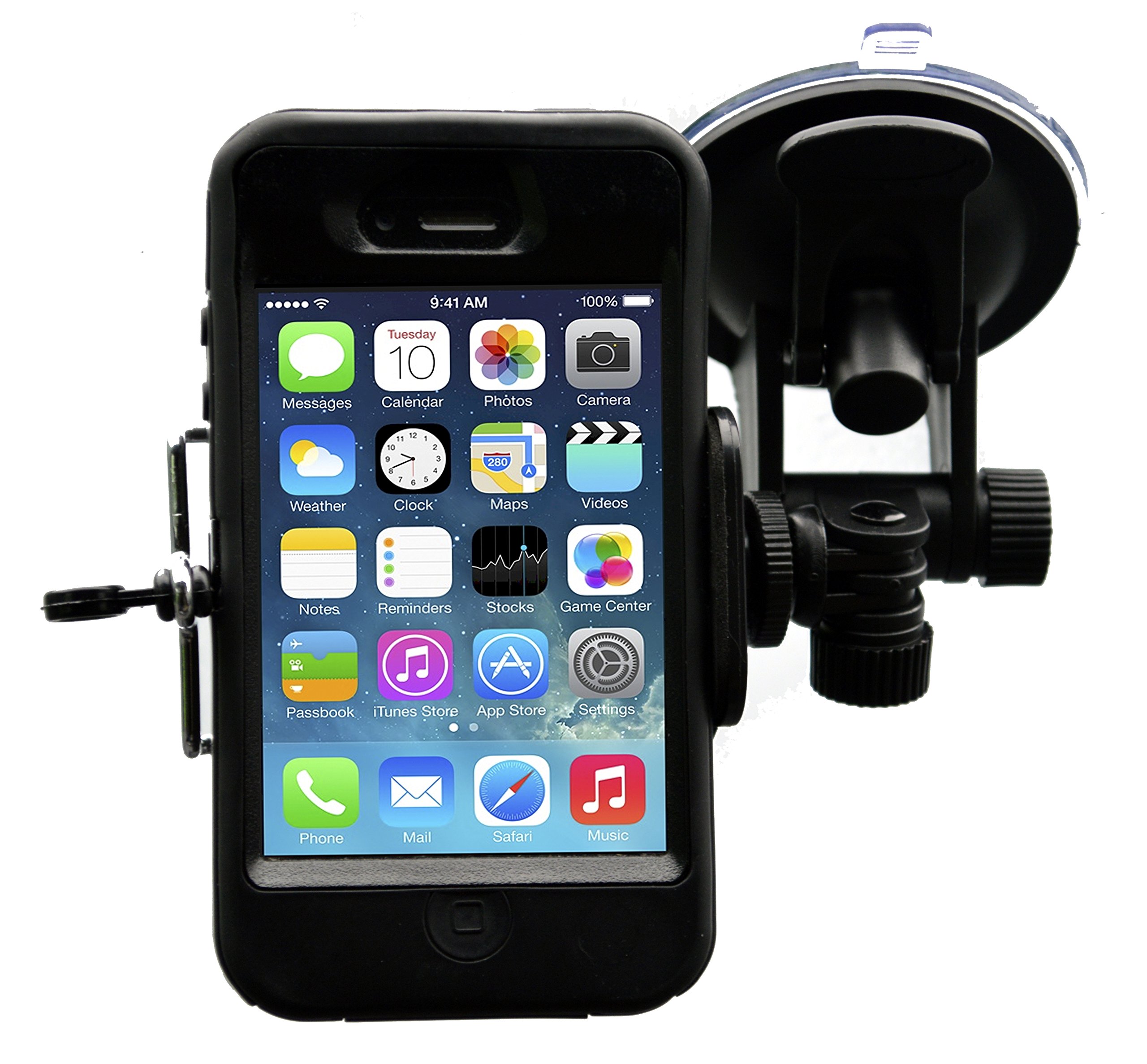 DaVoice DaVoice Car Phone Mount: Universal Windshield Holder for iPhone & Samsung Galaxy - Secure & Versatile! - View 3 of 8