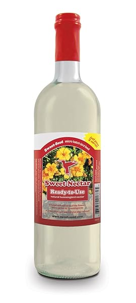 sweet-seed Sweet-Seed Premium Hummingbird Nectar 25oz - Ready to Use, USA Made, Extends Nectar Life for Feeders