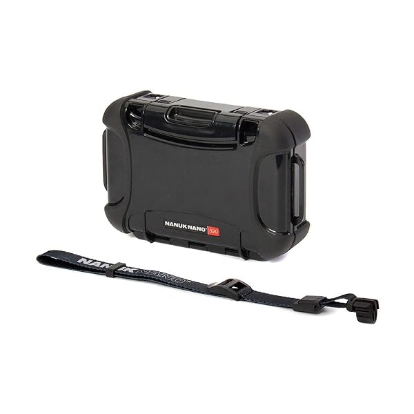 Nanuk 320-0001 Waterproof Hard Case for Phones & Cameras - Durable Black Protection