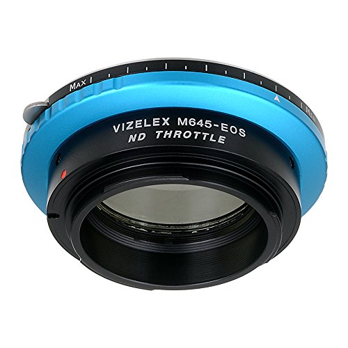 Fotodiox Vizelex ND Throttle Lens Mount Adapter: Mamiya 645 to Canon EOS with Built-in Variable ND Filter (ND2-ND1000) - View 4 of 7
