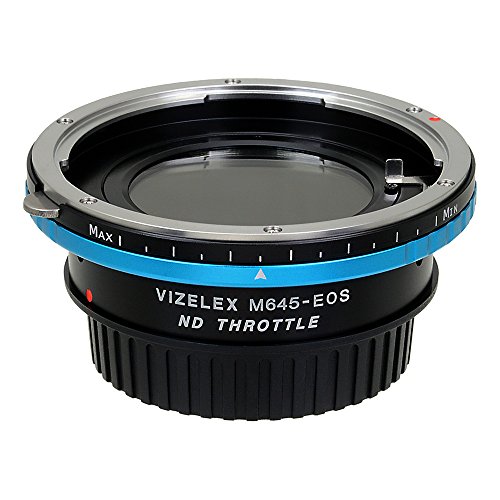 Fotodiox Vizelex ND Throttle Lens Mount Adapter: Mamiya 645 to Canon EOS with Built-in Variable ND Filter (ND2-ND1000) - View 7 of 7