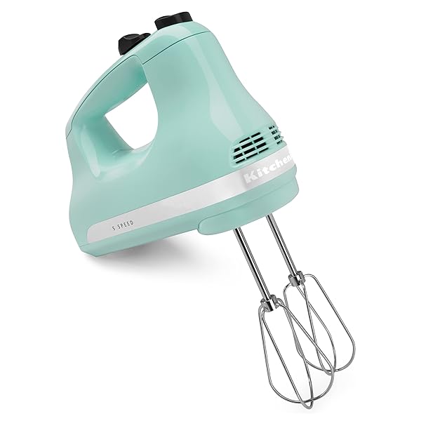 KitchenAid KitchenAid 5 Ultra Power Hand Mixer KHM512 in Ice Blue - Perfect for Effortless Baking!