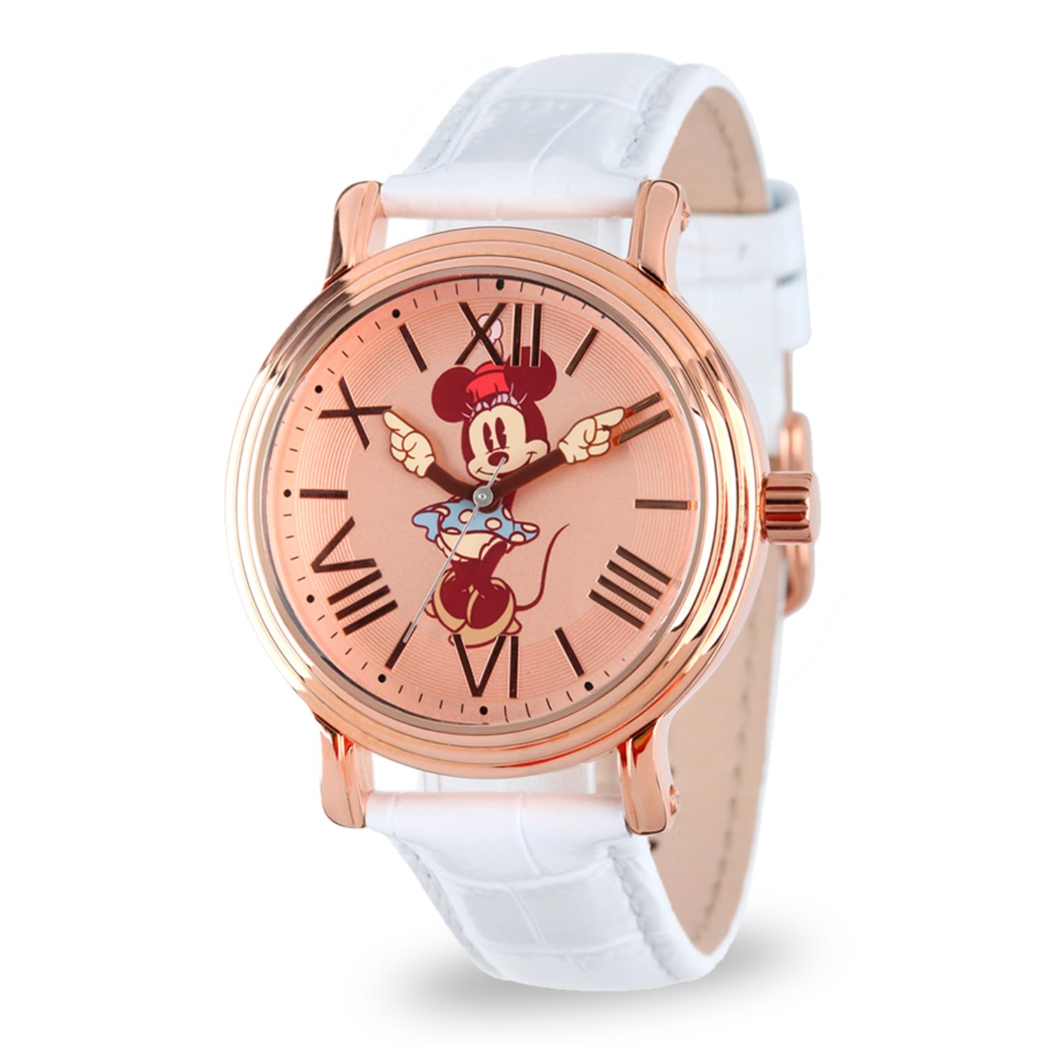 Disney Minnie Mouse Vintage Articulating Hands Analog Quartz Watch for Adults