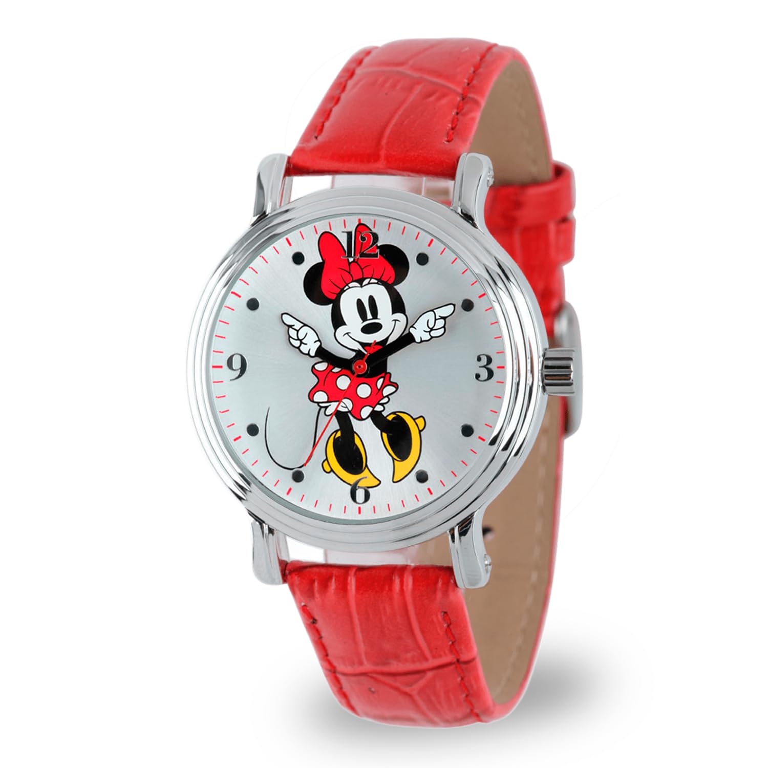 Disney Minnie Mouse Vintage Articulating Hands Analog Quartz Watch for Adults