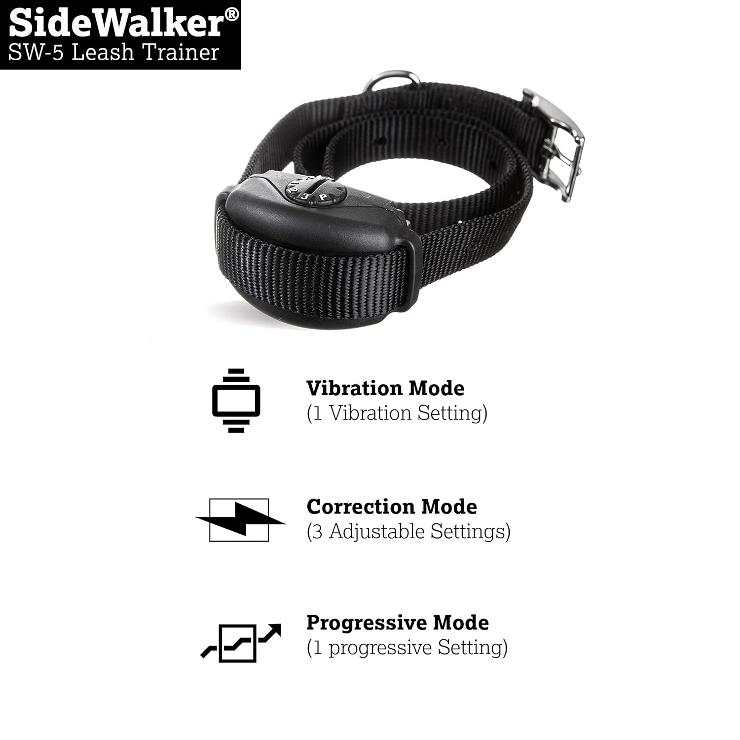 DogWatch DogWatch SW-5 Dog Leash Trainer Stop Pulling Self Teaching Electronic Collar with 3 Levels of Stimulation Vibration Waterproof Rechargeable - View 3 of 6