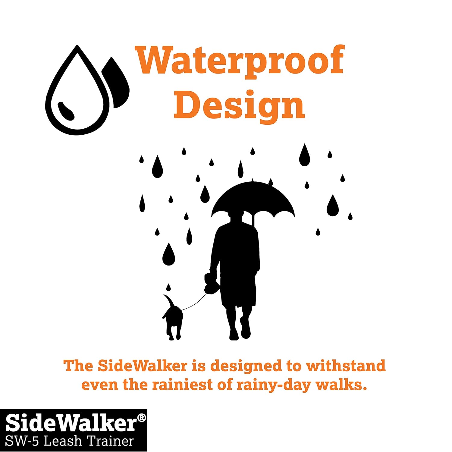 DogWatch DogWatch SW-5 Dog Leash Trainer Stop Pulling Self Teaching Electronic Collar with 3 Levels of Stimulation Vibration Waterproof Rechargeable - View 6 of 6