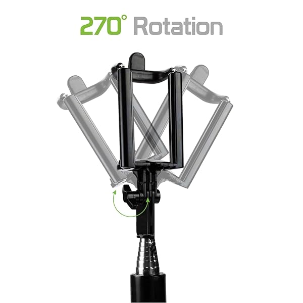 Cellet Cellet Premium Selfie Stick: Extendable & Adjustable for iPhone 15, Galaxy S24 & More - View 7 of 7