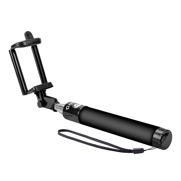 Cellet Cellet Premium Selfie Stick: Extendable & Adjustable for iPhone 15, Galaxy S24 & More - View 2 of 7