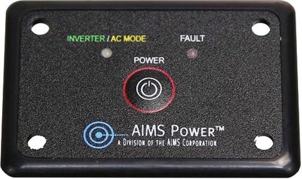 AIMS Power Buy AIMS Power REMOTEHF Flush Mount Inverter Remote On-Off Switch - Easy Control & Installation