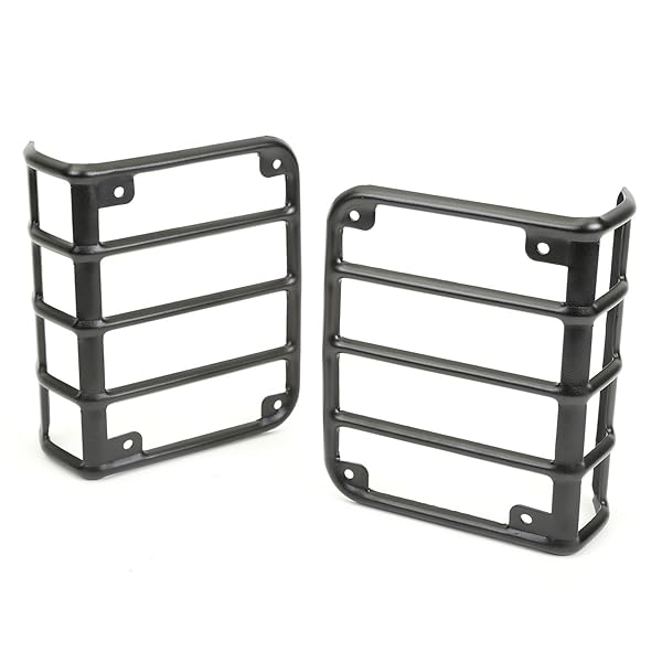 Rugged Ridge Euro Guard Kit for Jeep Wrangler JK (2007-2018) - Textured Black Tail Light Protection