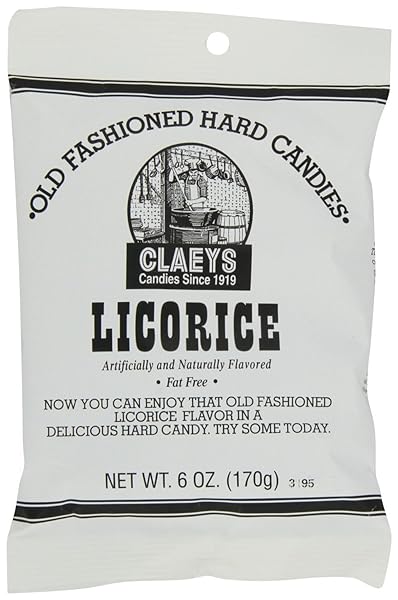 Claey's Candies Buy CLAEYS Licorice Hard Candy 6 oz - Delicious Treats | MfrPartNo 671