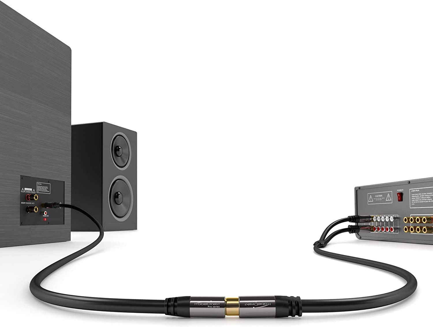 KabelDirekt RCA Extension Cable 20ft Break-Resistant Lead for Superior Sound Quality Ideal for Amplifier HiFi Analog Digital - View 6 of 8