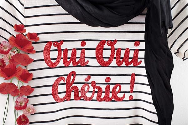 Cricut Buy Cricut Glitter Iron On Red (Model: 2002320) - Perfect for DIY Projects & Crafts - View 4 of 9