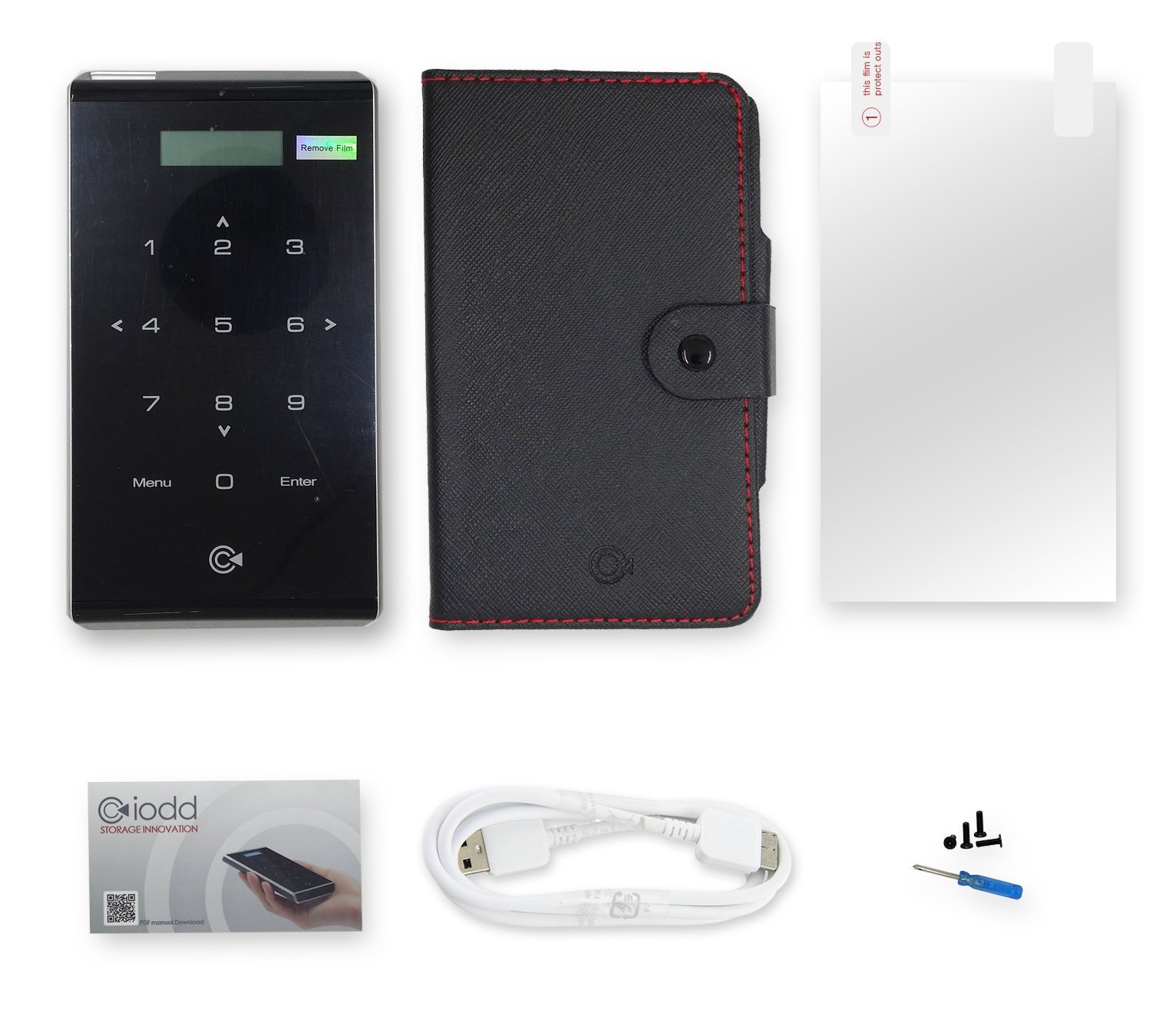 IODD 2541 USB 3.0 External Encrypted Hard Drive Enclosure for Virtual DVD Blu-ray ROM VHD Booting SSD HDD 2.5 Made in Korea - View 9 of 9