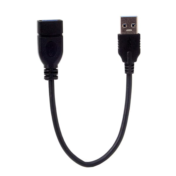 Buy Cablecc USB 3.0 Type-A Male to Female Extension Cable 20cm - 5Gbps Fast Data Transfer