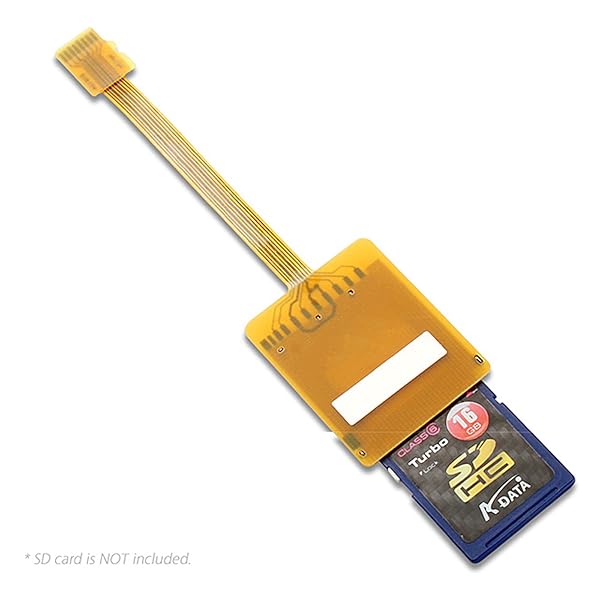 cablecc 10cm Cablecc Micro SD to SD Female Extension FPC Cable Kit - Flat Design for Easy Use - View 3 of 10