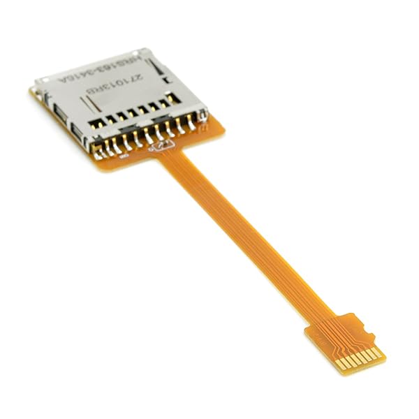 cablecc 10cm Cablecc Micro SD to SD Female Extension FPC Cable Kit - Flat Design for Easy Use - View 2 of 10