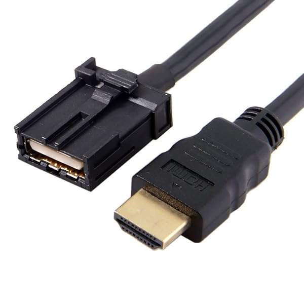 Chenyang HDMI 1.4 Type E to Type A Cable 1.5M for Hyundai H1 - Automotive Grade Video & Audio
