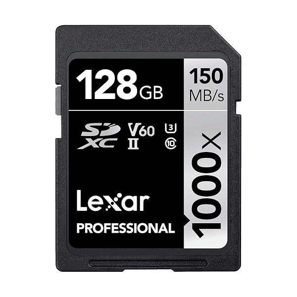 Lexar Lexar Professional 1000X 128GB SDXC UHS-II Cards (2-Pack) - Fast Storage for Photographers - View 3 of 3