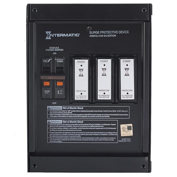 Intermatic Intermatic IG2240-IMSK Surge Protector: Advanced Whole Home Protection & Easy Maintenance
