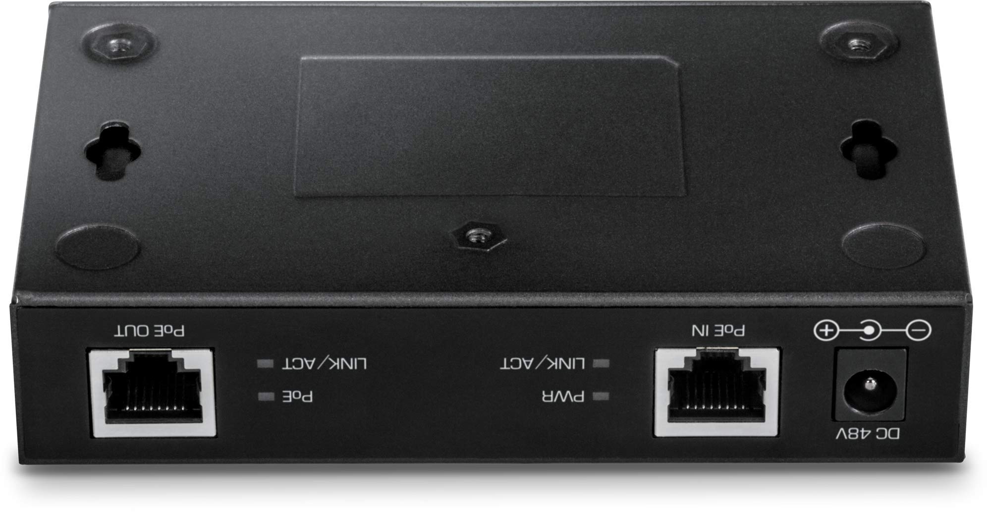 TRENDnet Gigabit PoE Plus Repeater Amplifier TPE E110 Extends Network Distance Up to 200m with 1 Gigabit PoE In and Out Port - View 4 of 6