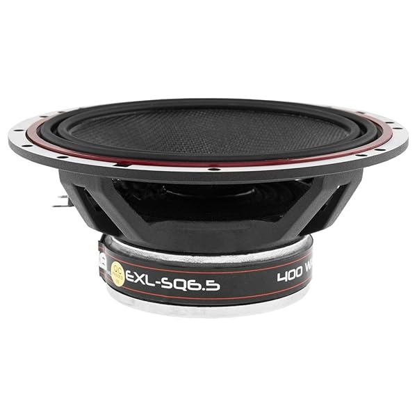 DS18 "DS18 EXL-SQ6.5 6.5" Car Speakers - High Sound Quality, 400W Max, Sleek Design, Superior Bass - Set of 2" - View 8 of 10