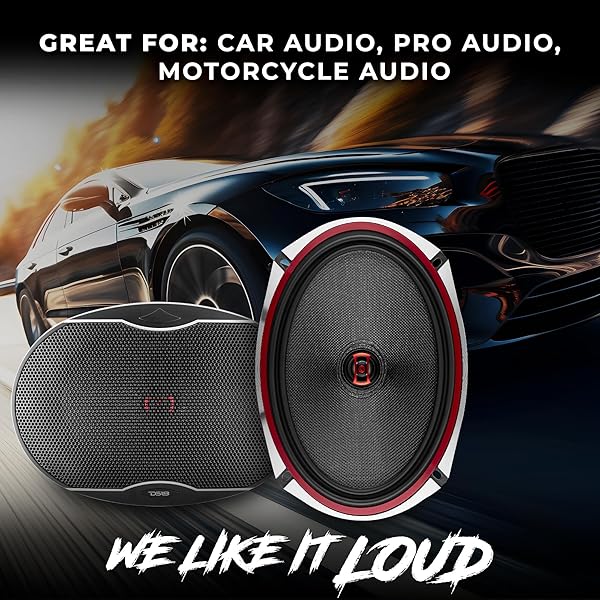 DS18 DS18 EXL-SQ6.9 6x9 Car Speakers - High Sound Quality, Superior Bass, 560 Watts - Set of 2 - View 5 of 10