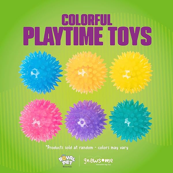 Gnawsome Gnawsome Squeak and Light Football Multicolor 2.5 Inch 1 Count Ideal for Dogs and Playtime Fun - View 7 of 9