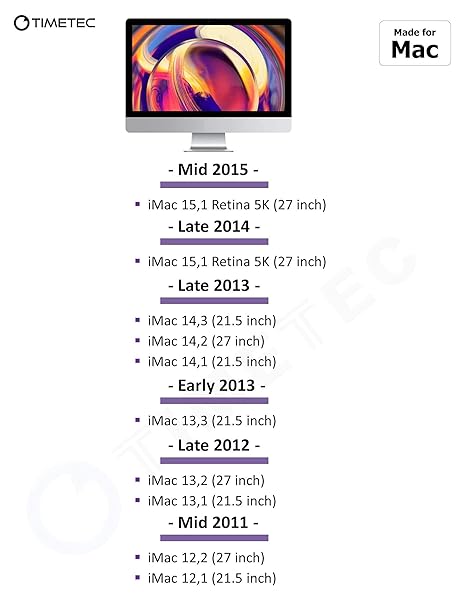 Timetec Timetec 8GB DDR3L 1600MHz RAM for MacBook Pro, iMac & Mac Mini - Compatible Upgrade for 2011-2015 Models - View 5 of 10