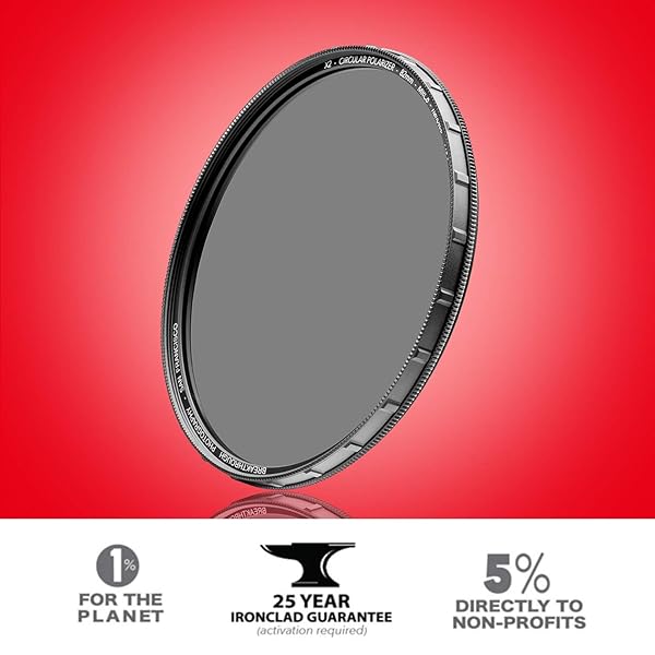 Breakthrough Photography 67mm X2 CPL Circular Polarizing Filter - AGC Optical Glass, MRC8 Coatings, Weather Sealed - Breakthrough Photography - View 4 of 5