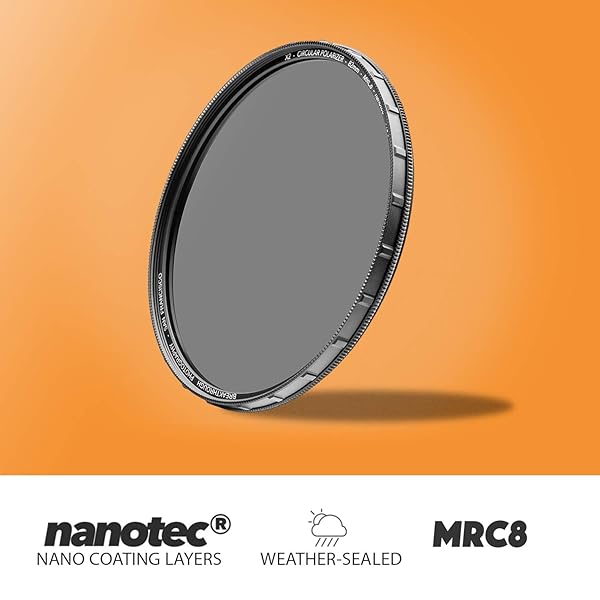 Breakthrough Photography 77mm X2 CPL Circular Polarizing Filter - AGC Optical Glass, MRC8 Coatings, Weather Sealed - Breakthrough Photography - View 5 of 5