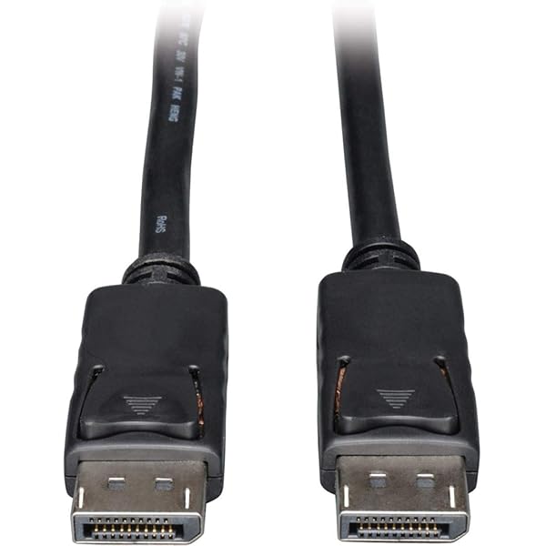 TRIPP LITE Tripp Lite 1ft DisplayPort Cable with Latches - 4K DP to DP, Black (P580-001) for High-Quality Video Connection - View 2 of 2