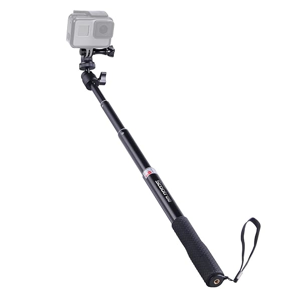 Smatree Best Smatree Extendable Aluminum Selfie Stick for GoPro, Insta360, DJI Action Cameras - Compatible with All Models