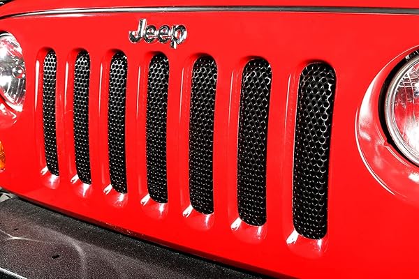 Rugged Ridge Rugged Ridge Black Grille Insert 11401.32 for 2007-2018 Jeep Wrangler JK - Enhance Your Off-Road Style! - View 4 of 4