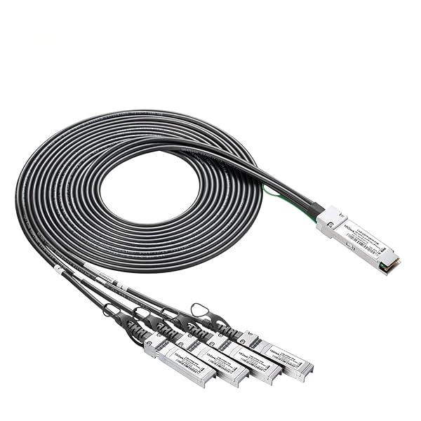 40G QSFP+ to 4xSFP+ Breakout DAC Cable - 3M Passive Direct Attach Copper for Juniper QFX Devices