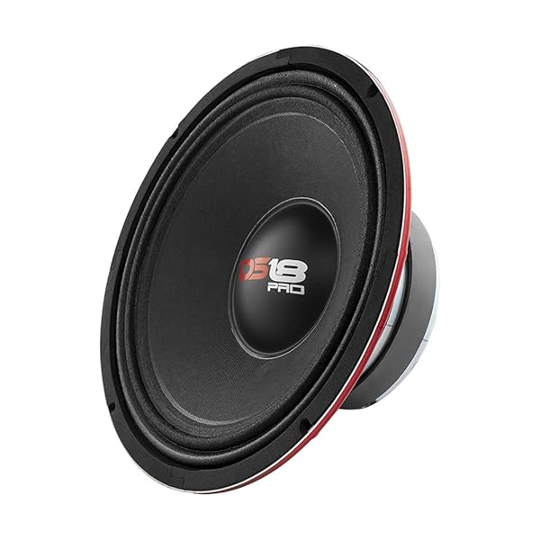 DS18 "DS18 PRO-X10M 10" Loudspeaker - 600W Max Midrange Car Audio Speaker for Superior Stereo Sound" - View 5 of 8