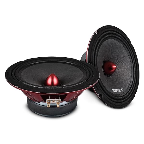 DS18 "DS18 PRO-X8BM 8" Loudspeaker - 550W Max Midrange Car Audio Speaker for Superior Stereo Sound" - View 8 of 11