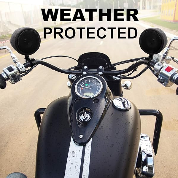 BOSS Audio Systems Boss MCBK420B Bluetooth Speaker System: Compact, Weatherproof Sound for ATVs & Motorcycles - View 2 of 6