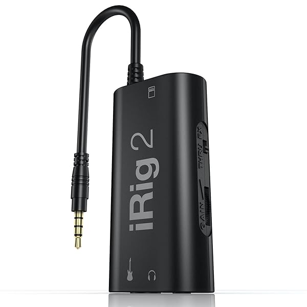 IK Multimedia IK Multimedia iRig 2: Lightweight Portable Guitar Audio Interface for iPhone & iPad