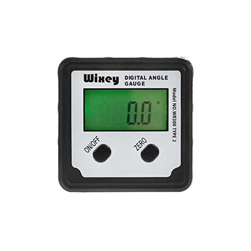 Wixey Wixey WR300 Digital Angle Finder Gauge: Magnetic Base & Backlit Display for Accurate Woodworking Measurements