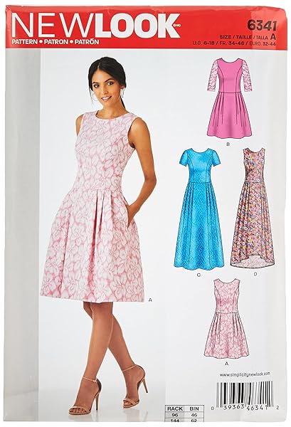 Simplicity Shop Simplicity UN6341A Misses' Dress Patterns (Sizes 6-18) - Easy Sewing for Stylish Looks - View 2 of 5