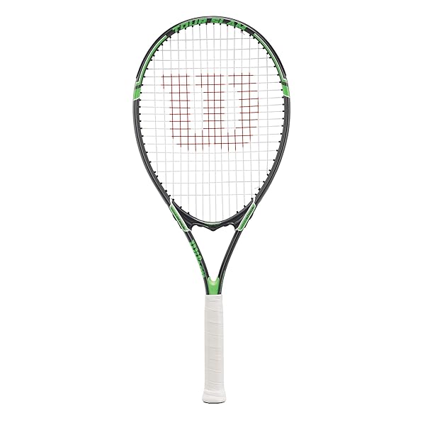 WILSON "Wilson Tour Slam Adult Tennis Racket - Grip Size 4 1/2", Grey/Green - Perfect for Recreational Players"