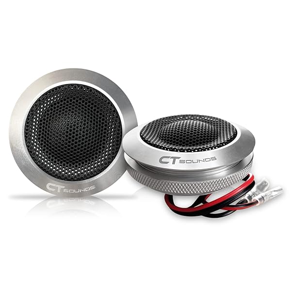 CT Sounds CT Sounds Meso 25mm 100W Premium Silk-Dome Tweeters - Flush-Mount Pair for Superior Sound