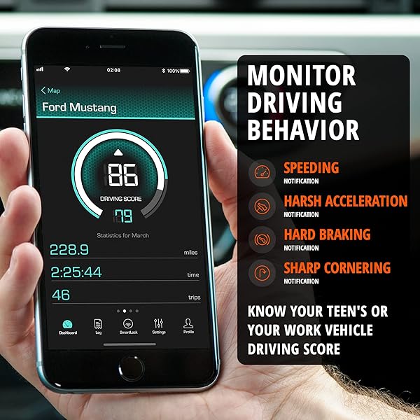 CARLOCK CARLOCK Anti Theft Car Device Real Time 4G Tracker and Alarm System with Device and App for Immediate Suspicious Behavior Alerts - View 7 of 8