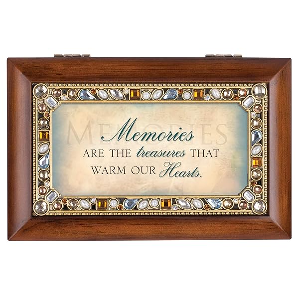 Cottage Garden Cottage Garden Memories Warm Woodgrain Jewelry Music Box Plays Fur Elise Perfect Gift for Music Lovers - View 3 of 7