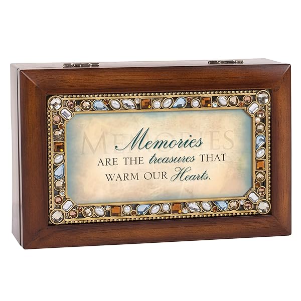 Cottage Garden Cottage Garden Memories Warm Woodgrain Jewelry Music Box Plays Fur Elise Perfect Gift for Music Lovers - View 4 of 7