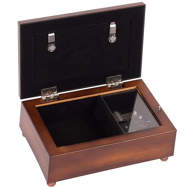 Cottage Garden Cottage Garden Memories Warm Woodgrain Jewelry Music Box Plays Fur Elise Perfect Gift for Music Lovers - View 5 of 7