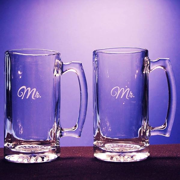 Armour Etch Armour 21-1645 Over N Over Glass Etching Stencil - 5x8 Inch Mr. & Mrs. Design for DIY Crafts - View 5 of 6