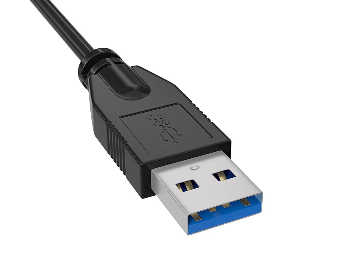 Cable Leader Cable Leader 1ft USB 3.0 Panel Mount Type A Male to Female Cable for Easy Connectivity - View 2 of 4